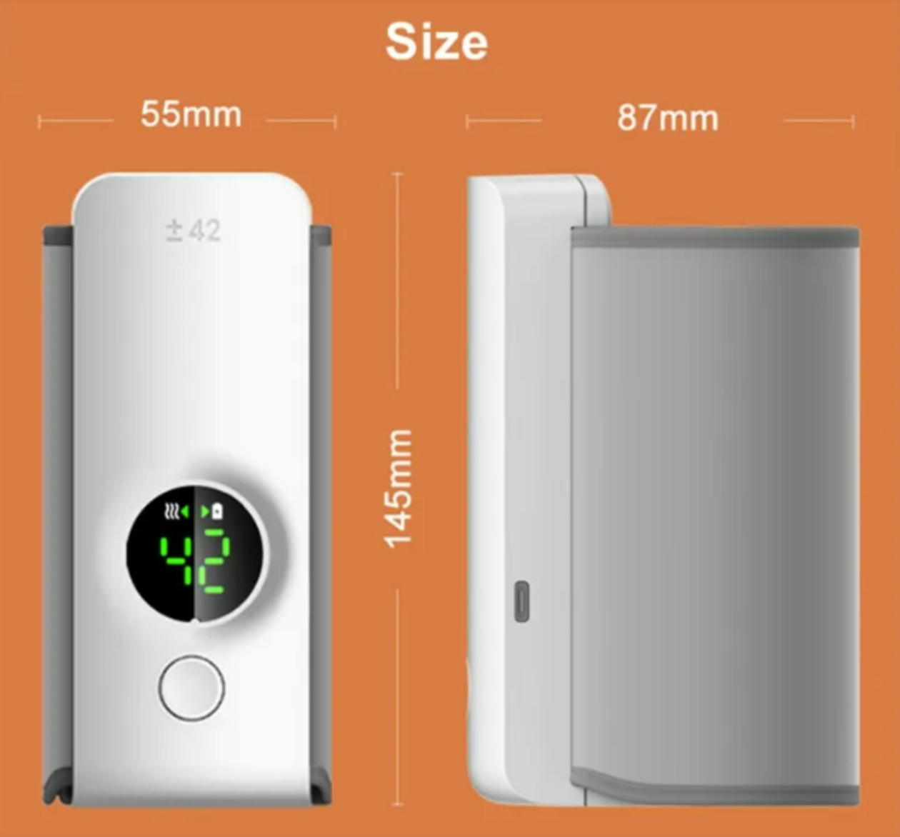 Baby Bottle Warmer – Portable USB Rechargeable Milk Warmer