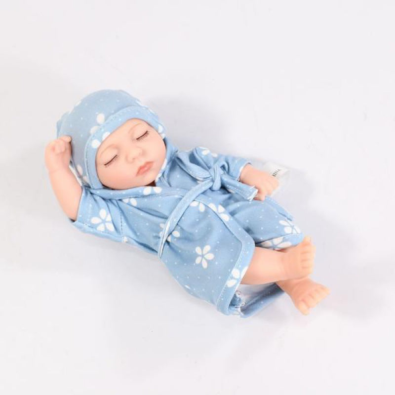 Mini Silicone Baby Doll – Realistic Soft Doll Gift for Girls