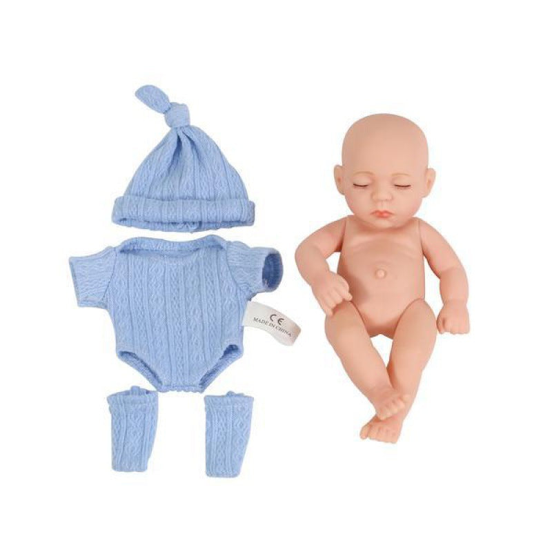 Mini Silicone Baby Doll – Realistic Soft Doll Gift for Girls