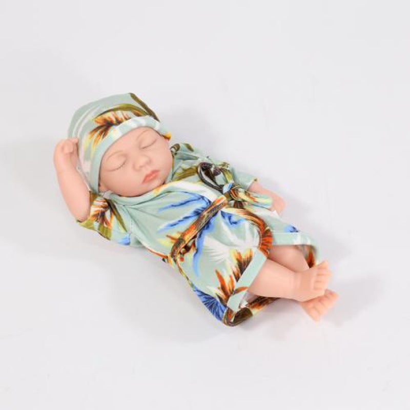 Mini Silicone Baby Doll – Realistic Soft Doll Gift for Girls