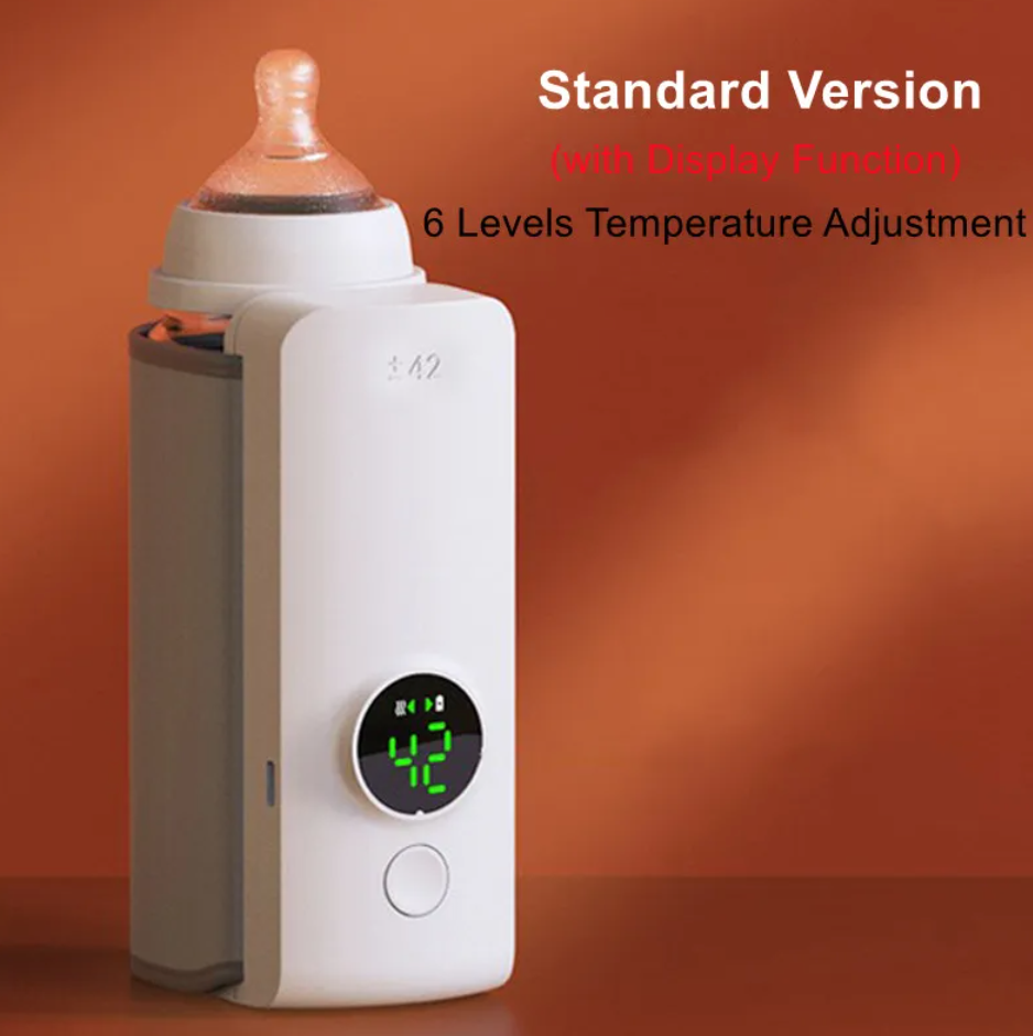 Baby Bottle Warmer – Portable USB Rechargeable Milk Warmer