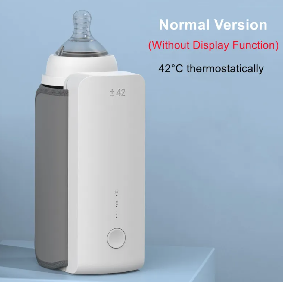 Baby Bottle Warmer – Portable USB Rechargeable Milk Warmer