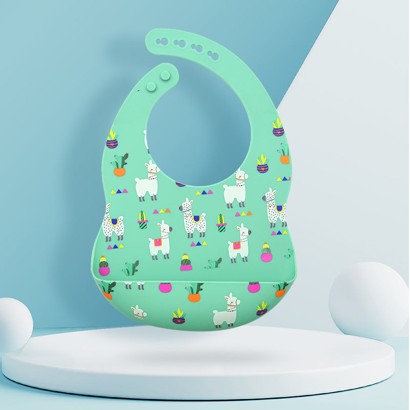 Baby Feeding Bib – Silicone Catch-All Bib