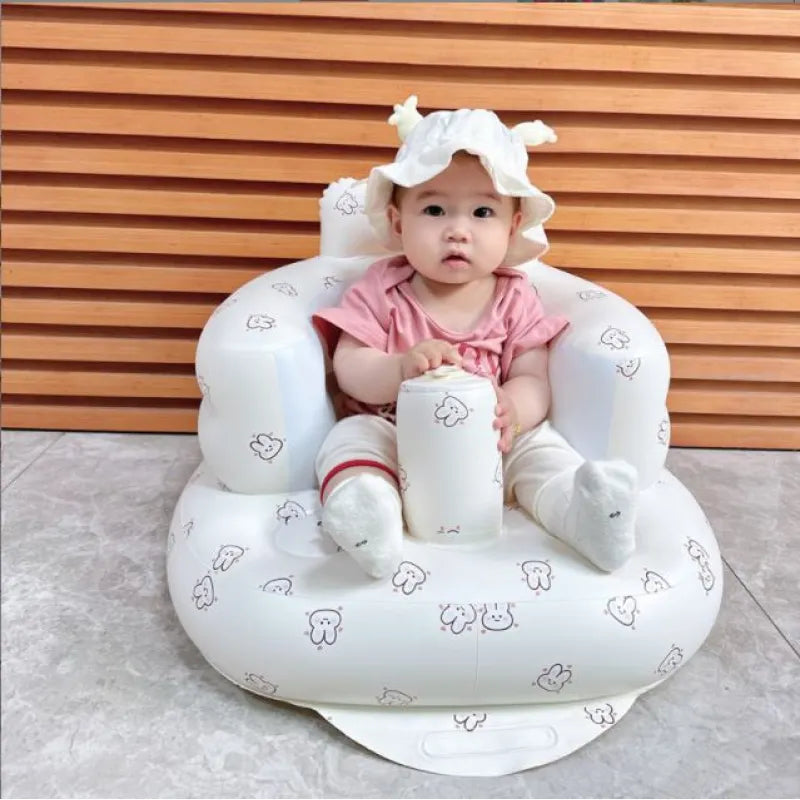 Baby Bath Seat – Inflatable Portable Dining and Bath Chair