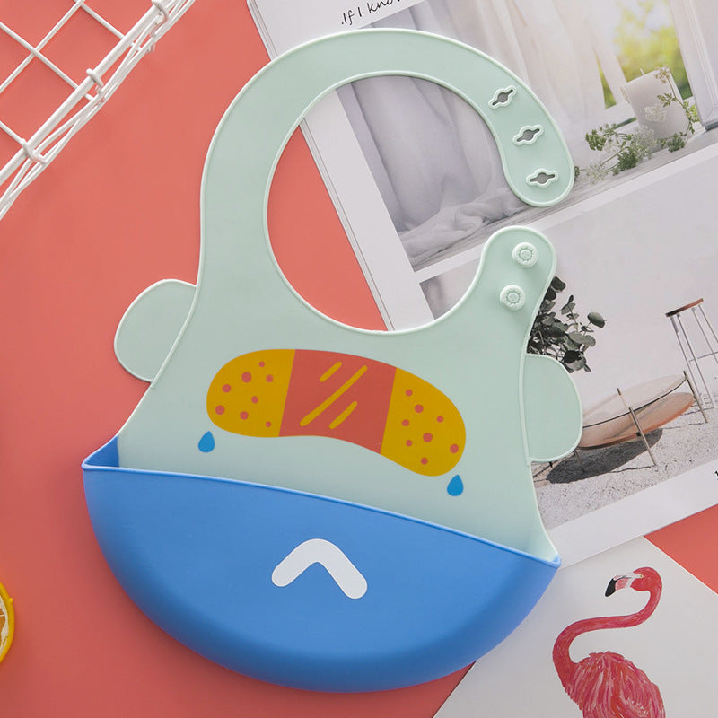 Baby Feeding Bib – Silicone Catch-All Bib