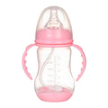 Wide Caliber PP Anti-Colic Baby Bottle with Handle