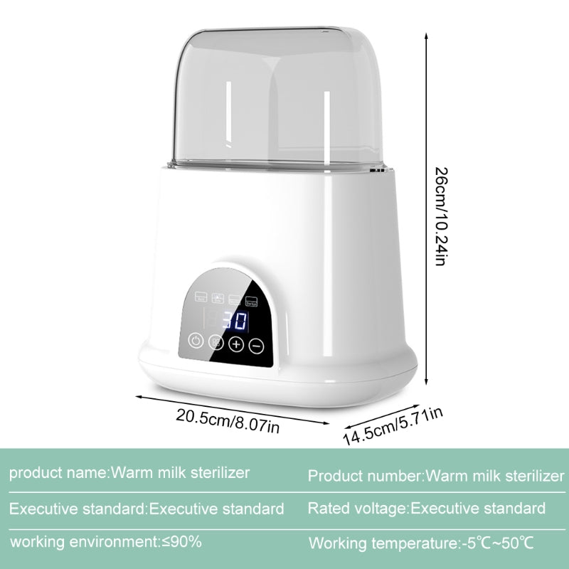 Baby Bottle Warmer & Sterilizer – Smart Thermostat Heater