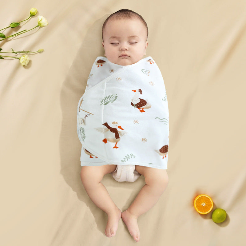 Cotton Baby Sleep Sack – Anti-Kick Swaddle Wearable Blanket, 0-12 Months