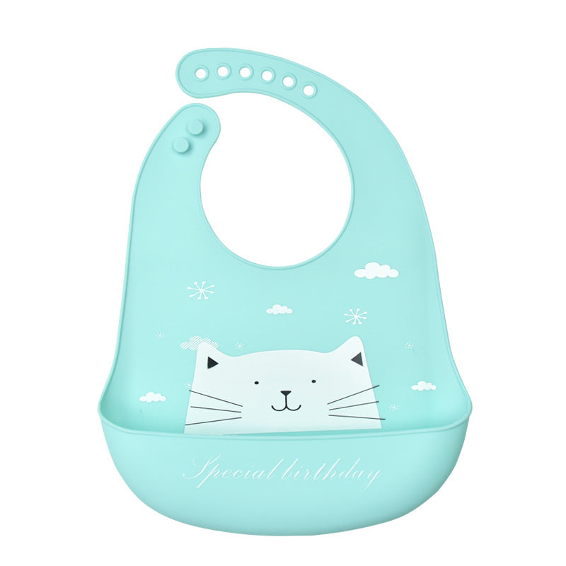 3D Baby Silicone Bib – Waterproof Feeding Bib