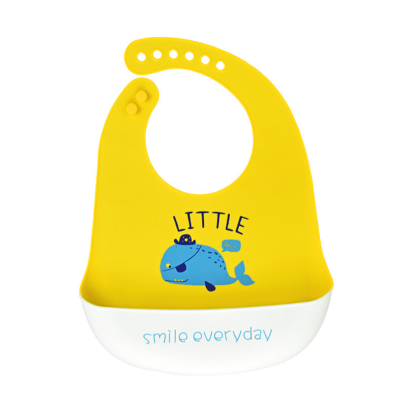 3D Baby Silicone Bib – Waterproof Feeding Bib