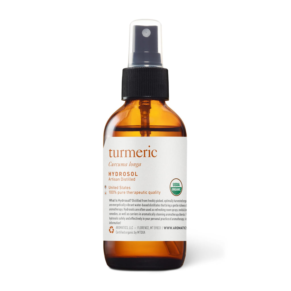 Aromatics International Turmeric Hydrosol 100ml | Earthy Aromatic Spray for Daily Use