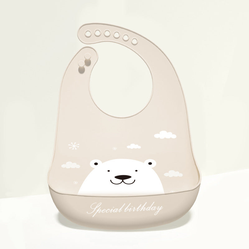 3D Baby Silicone Bib – Waterproof Feeding Bib