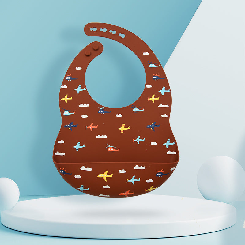 Baby Feeding Bib – Silicone Catch-All Bib