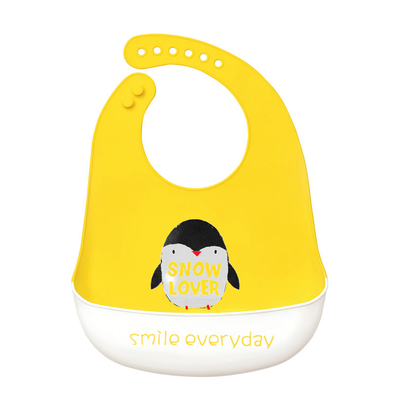 3D Baby Silicone Bib – Waterproof Feeding Bib