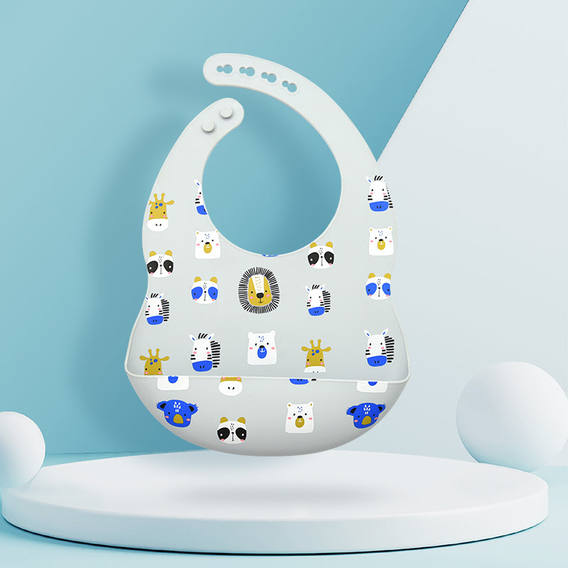Baby Feeding Bib – Silicone Catch-All Bib