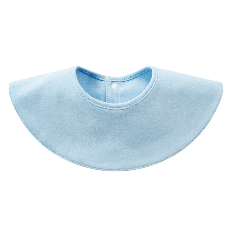 Cotton Baby Bib with Catch Pocket – Absorbent Saliva Bib