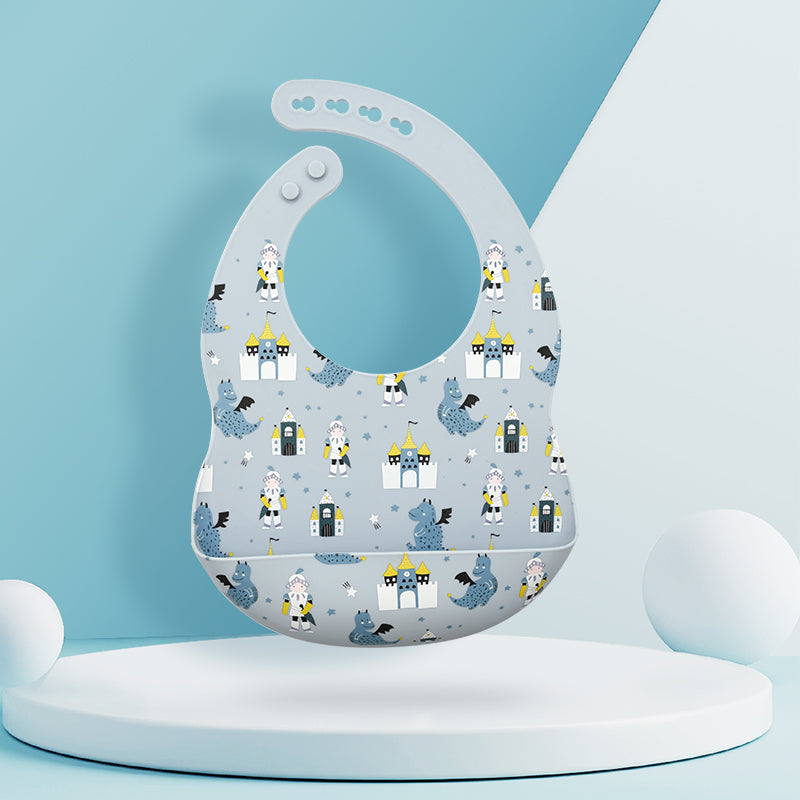 Baby Feeding Bib – Silicone Catch-All Bib