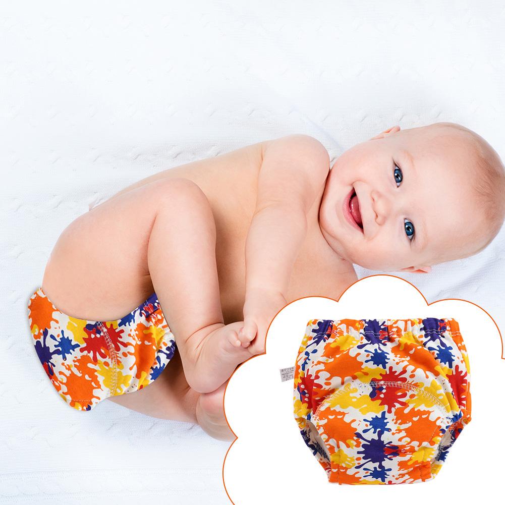 4-Layer Washable Cotton Gauze Baby Learning Pants