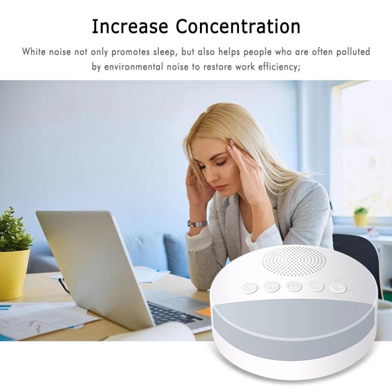 2020 White Noise Sleep Machine with Night Light