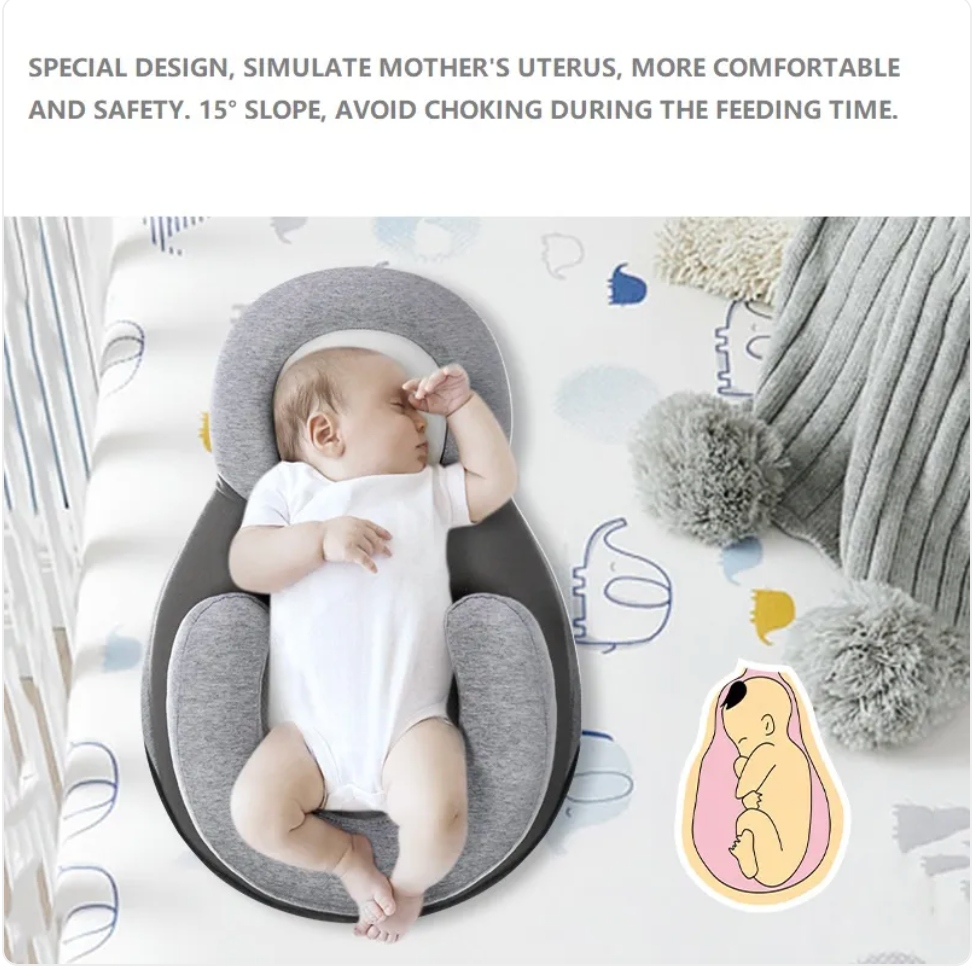 Anti-Spit Up Baby Support Pillow – Reflux & Colic Relief