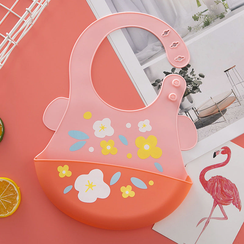 Baby Feeding Bib – Silicone Catch-All Bib