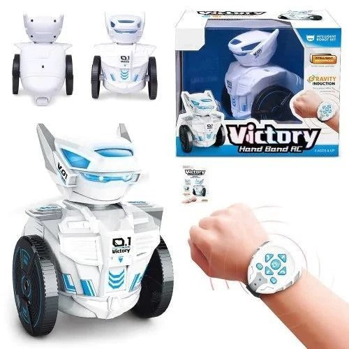 Remote Control Robot Car with Watch Controller – Kids Toy