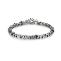Vintage Broken Silver Bracelet for Neutral Style