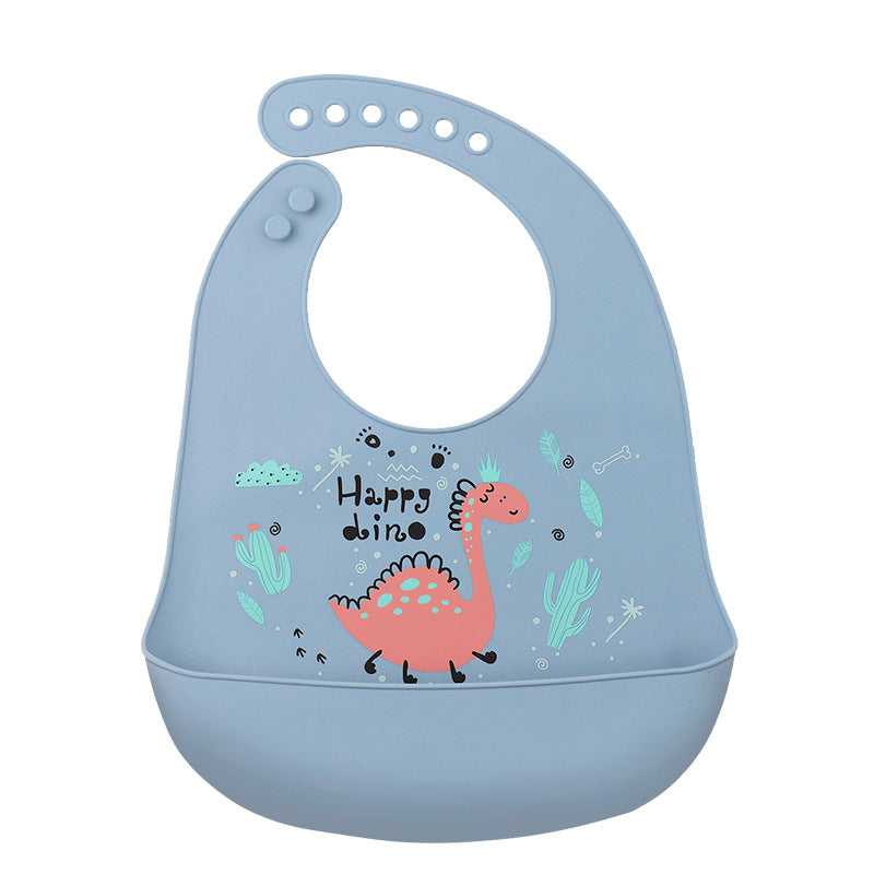 3D Baby Silicone Bib – Waterproof Feeding Bib