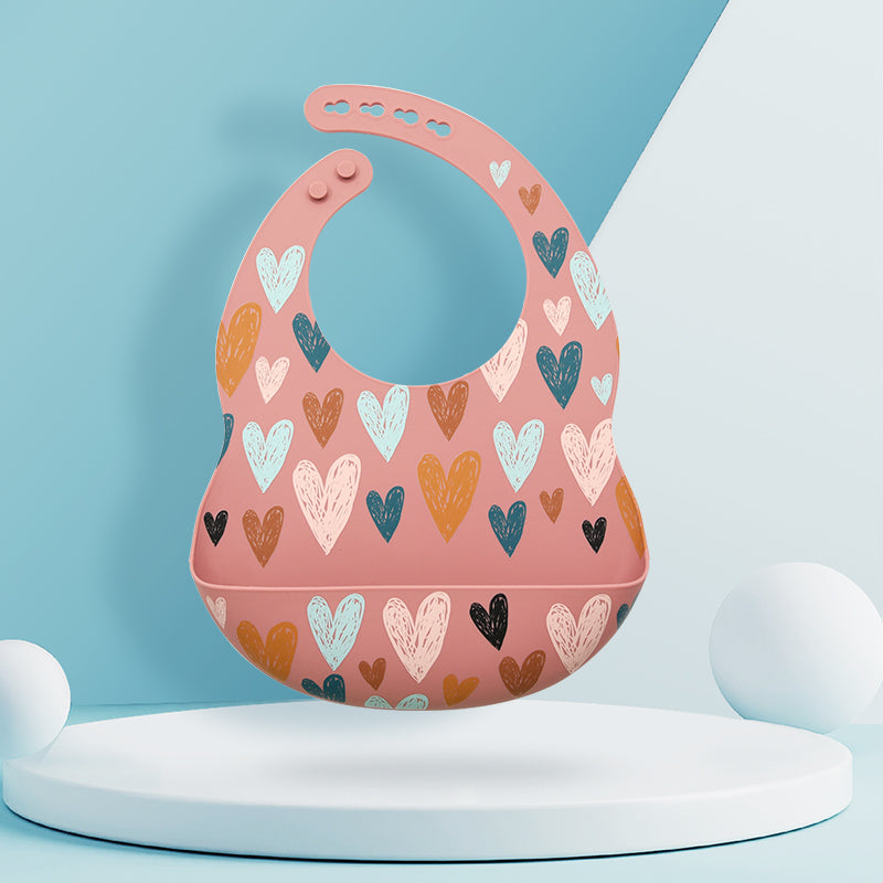 Baby Feeding Bib – Silicone Catch-All Bib