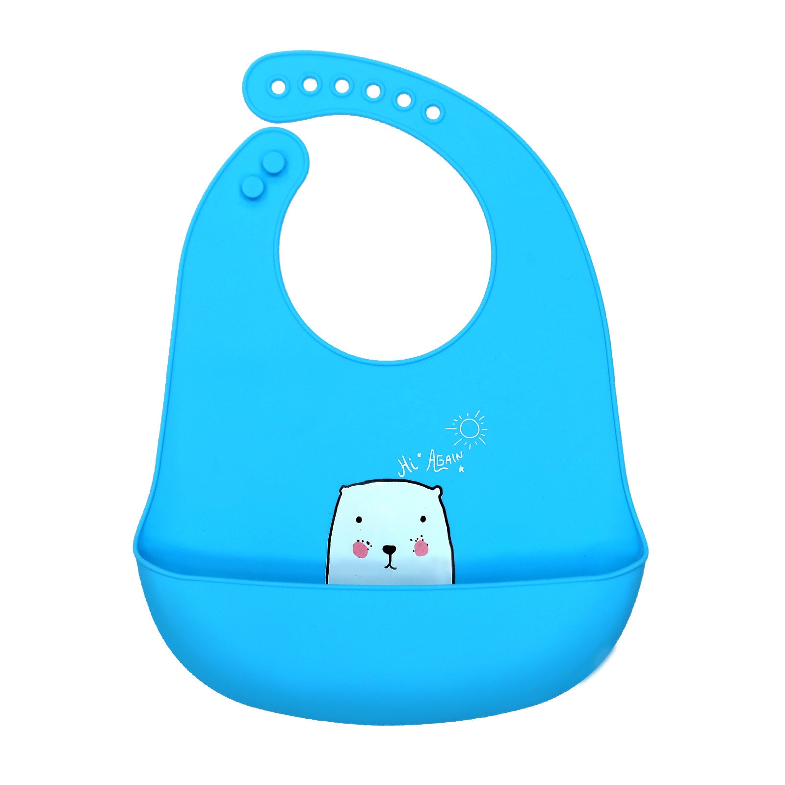 3D Baby Silicone Bib – Waterproof Feeding Bib