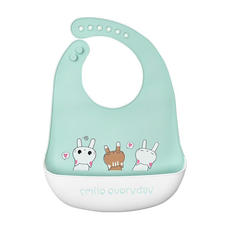 3D Baby Silicone Bib – Waterproof Feeding Bib