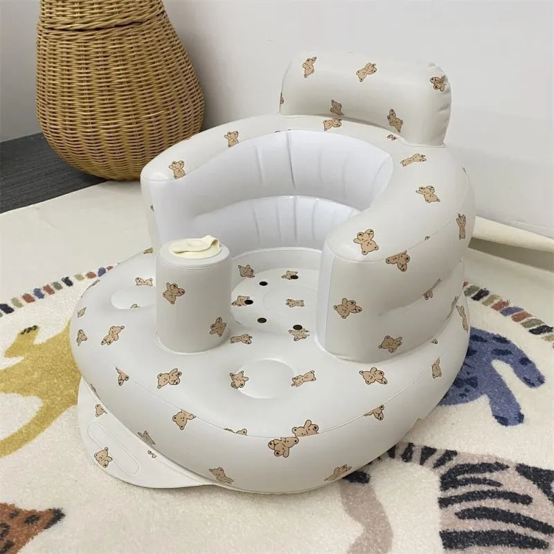 Baby Bath Seat – Inflatable Portable Dining and Bath Chair