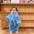 Baby Hoodie Jumpsuit – Soft Fleece Animal Onesie