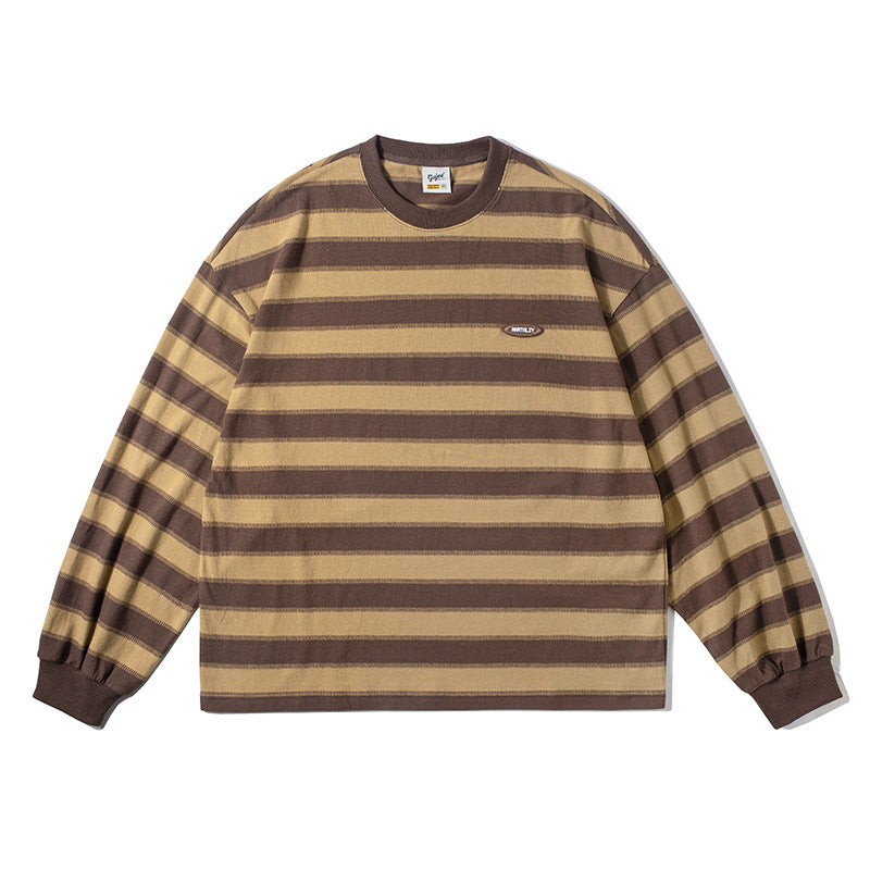 Trendy Loose Neutral Top in Japanese Style