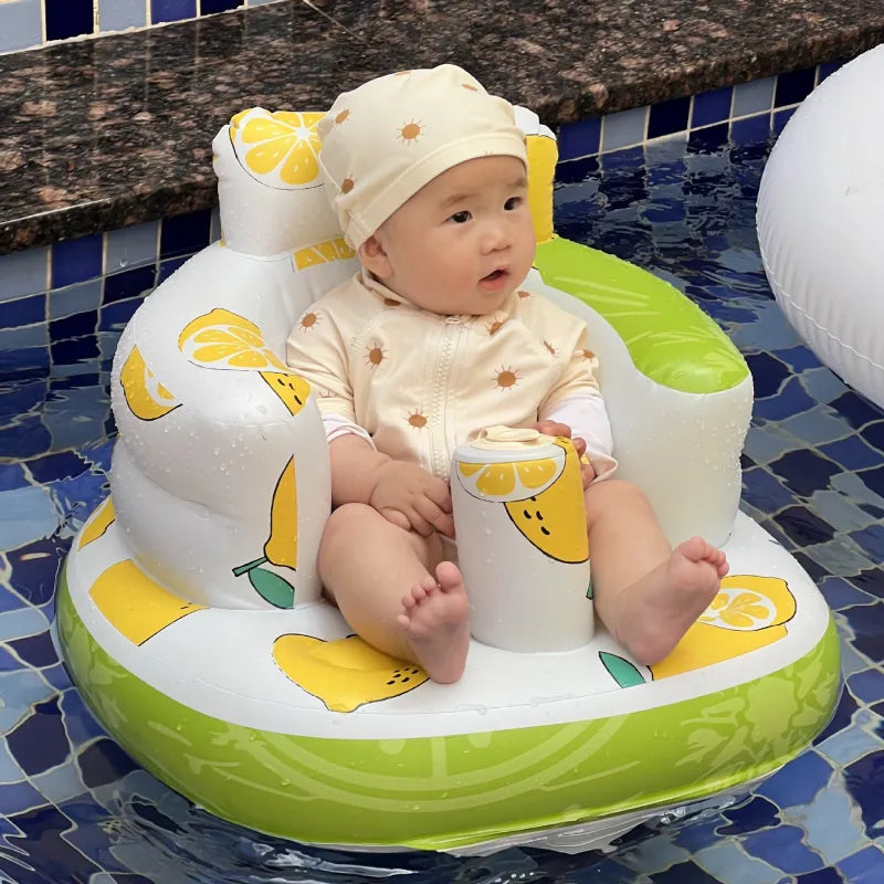 Baby Bath Seat – Inflatable Portable Dining and Bath Chair