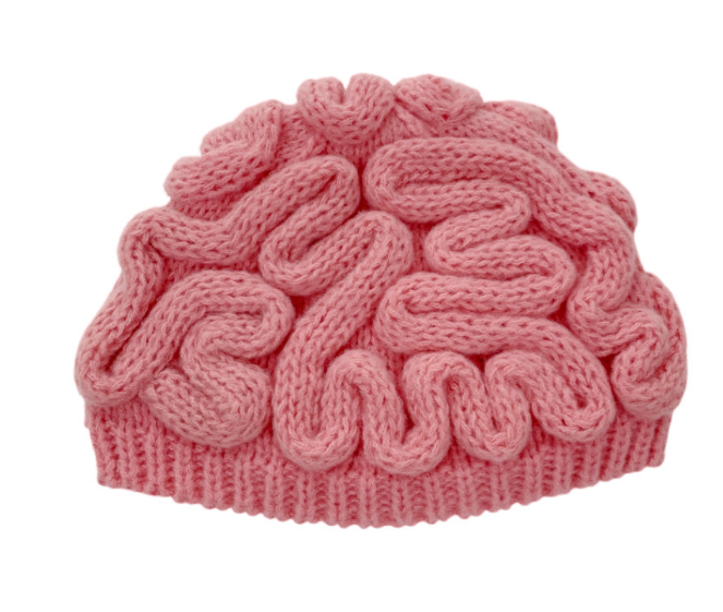 Gender-Neutral Flower Knitted Beanie Hat