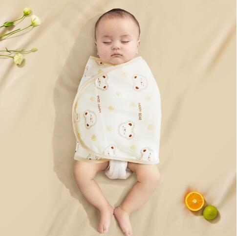 Cotton Baby Sleep Sack – Anti-Kick Swaddle Wearable Blanket, 0-12 Months