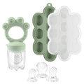 LOTBILL Baby Breastmilk Popsicle Molds and Fruit Food Feeder Pacifier Silicone Baby Food Freezer Tray Storage Containers Baby Popsicle Molds Teething for Toddler Teething and Infant Self Feeding