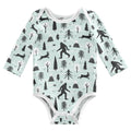 JHKKU Bigfoot Sasquatch Baby s Cotton Long-Sleeve Bodysuits Infant Neutral Outfits Jumpsuit 24 Months